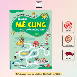 Trò chơi mê cung - Phán đoán thông minh (sách bản quyền) (2-8 tuổi)