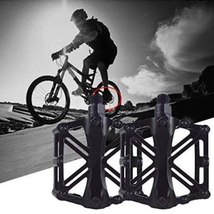 A Pair 2pcs Aluminum Alloy Ultralight Mountain Bike Flat Pedal For Bicycle Pedals