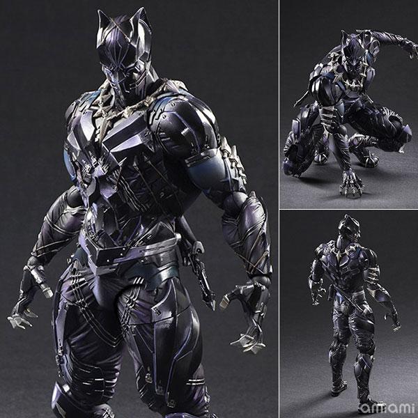 Figma ฟิกม่า Figure Action Play Arts Kai Black Panther Avengers แบ