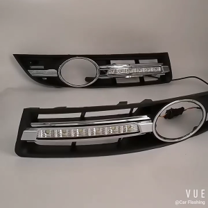 Fog Light Grills Trim Cover 3C0853665A3C0853666A Trim For 2007-2010 Fog Lights Headlights Covers Frame