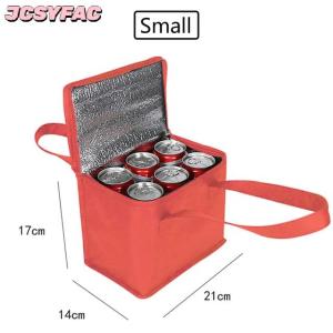 JCSYFAC Ngoài trời mát hộp xách tay nhiệt cách điện Túi lạnh cắm trại thực phẩm uống Bento Túi BBQ Zip gói Dã Ngoại Nguồn cung cấp