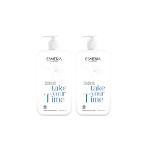 [Twin Pack] Esmeria Organics Calming Lavender Take Your Time Shower Gel 300ml