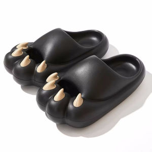 Mini Yoko Sendal wanita kekinian karet korean style murah Sandal Cakar Beruang Wanita Lucu 2025 terbaru Sandal slop jelly Perempuan untuk rumah