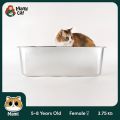XL Stainless Steel Cat Litter Box | Extra Large Perfect for Sharing | Mami Cat. 