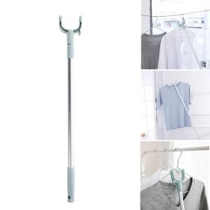 Alat Bantu Jemur Baju Pick Up Tool Tongkat Kait Jemuran / Gantungan Baju Bisa di Panjang dan Pendekin Fleksibel Tersedia 2 Ukuran 61 - 102cm & 82 - 142cm Bahan Stainless Clothesline Pole clothes Dryer Fork / Tongkat Jemuran Penjepit Baju PCK-03 PCK-06
