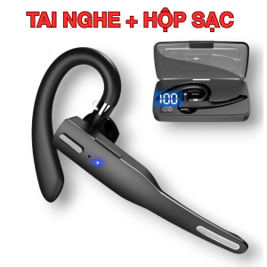 Tai Nghe Móc Tai Bluetooth 525 - Hạn Chế Tiếng Ồn Micro To Rõ Chống Thấm Nước Nhỏ Gọn