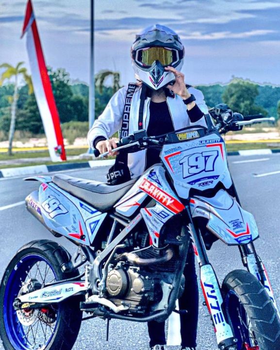 DECAL STIKER COSTOM KLX BF KEREN BISA REQUEST BEBAS