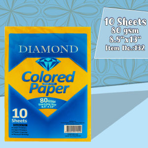FCI Colored Paper 10sheets/20sheets wide range of variant colors available Suitable Smooth and easy-to-use paper for Craft and Decoration (Sold per pack)