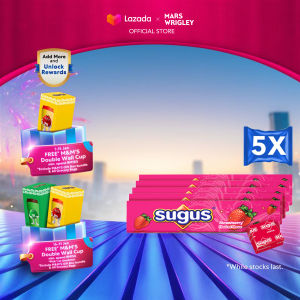 [Bundle of 5] Sugus Strawberry Bundle 30g x 5 Chewy Candy / Fruity / Snacks