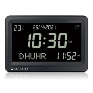 Azan Clock 8 Athan Sounds Multi-languages Hijir Gregorian Calendars Muslim Prayer Desk Alarm Clock Gifts