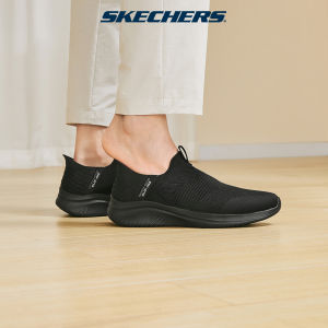 Skechers สเก็ตเชอร์ส รองเท้าผู้ชาย Men Slip-Ins Sport Ultra Flex 3.0 Smooth Step walking Shoes - 232450-BBK Air-Cooled Memory Foam Stretch Fit