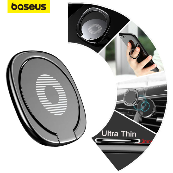 Baseus Finger Ring Phone Holder For iPhone Phone Ring Metal Mobile