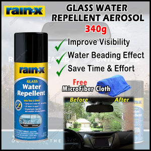 🌱 Rain - X Rain-X RainX / Rain X Original Glass Water Repellent Aerosol Rain Repellent Coating For Exterior Windscreen Clear Visibility Easy Apply Fast Dry Same Time & Effort 340g Car Care DIY Kalis Air