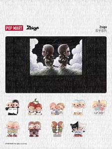 POPMART Zsiga Twins Series Figures pop mart blind collection action figure decorative gift