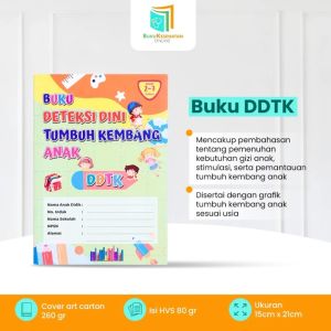 Buku Deteksi Dini Tumbuh Kembang Anak ( DDTK ) PAUD TK Usia 2-7 Tahun | Harga 1 Pack isi 10 Buku