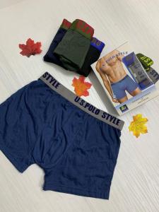 [9690] 1 KOTAK 3 HELAI BOXER LELAKI MATERIAL COTTON YANG SELESA