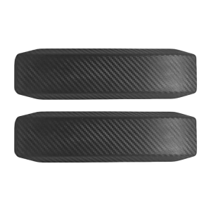 Carbon Fiber Style Replacement Armrest Cover Pads 2 Pack Soft PU Fabric for Computer Chairs Quick Tool Less Installation