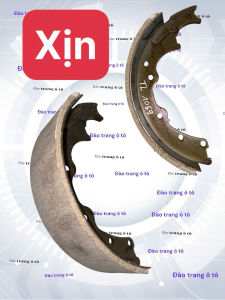 1 má phanh xịn 1059 bản 75 đo dây cung 29  lắp cho các loại xe công nông máy trộn ô tô 1 tấn các loại XL56Z