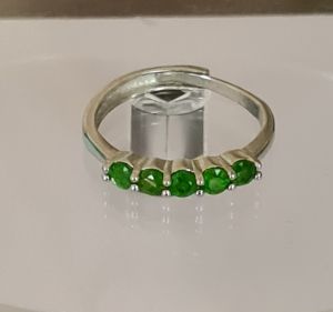 Green Amazonite Ring Expandable