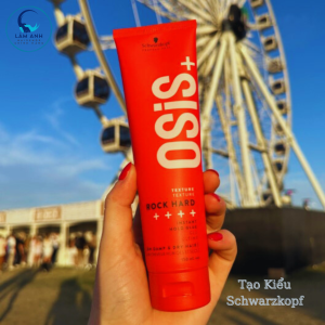 Kem Schwarzkopf Osis+ Rock Hard (L4) Định Hình Nếp Tóc Siêu Cứng 150ml