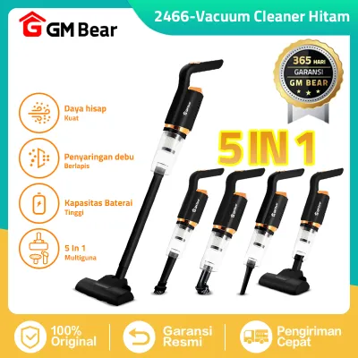 GM Bear Vacuum Cleaner Penyedot Debu Cordless 5 IN 1 2466 - Vacum Cleaner Rumah Penyedot Debu Karpet dan Kasur