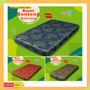 kasur busa rebounded orthopedic firm Banteng GMW Foam spon rebonded garansi 15th tebal 15 cm density R70 anti gembos Javaland Springbed Furniture