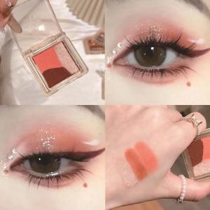 Pearlescent Matte Color Matching Eye Shadow Palette Long-lasting and Easy To Color Eye Contour Makeup Korean Cosmetics Eyeshadow