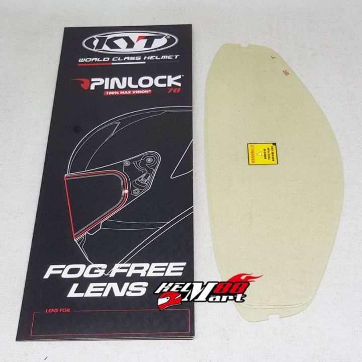 Pinlock Helm KYT NFR NFJ NXR Antifog Pinlock MAX VISION 70 NF-R NF-J NXRACE  Lazada Indonesia