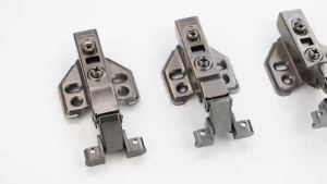 Khung Nhôm Cửa Kính Bản Lề Cửa Tủ Cửa Nhôm Khung Thủy Lực Giảm Chấn Đệm Uốn Vừa Tối Giản Cửa Kính Bản Lề