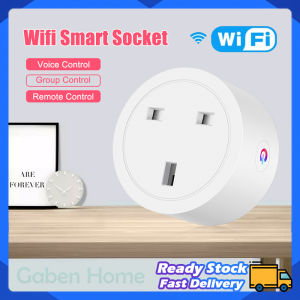 Smart WIFI Plug Wireless Remote Control 16A 20A UK Adapter Alexa Google Home Smart APP Electricity Moniter Home WiFi Smart Plug