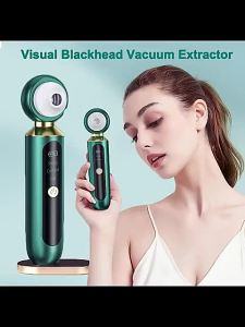 ORIGINAL New Upgrade Visible Vacuum Blackhead Remover【可视黑头仪】Facial Skin Cleanser Acne Vacuum Suction Pore Clean Machine Beauty Tool