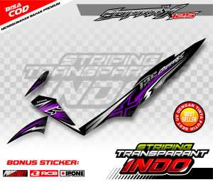 STRIPING VARIASI HONDA SUPRA X 125 / STICKER LIST MOTOR SUPRA X 125