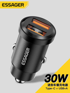 Essager 30W เส้นรถยนต์ USB-C QC 3.0 PD 3.0 ชาร์จสำหรับ Iphone 12 13 และ Xiaomi Oneplus เท่านั้น