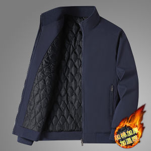 Mens New Jackets Plus Velvet Autumn and Winter Jacket Casual Mens Overalls Korean Thick Windproof Shirt