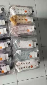 kaos kaki semata kaki model brukat/kaos kaki wanita pendek motif campur