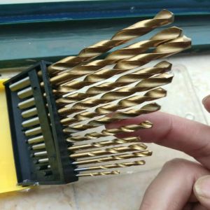 Mata Bor Besi Baja 1 Set13 | Mata Bor Baja Kecepatan Tinggi 1.5mm-6.5mm 13 Pcs untuk Baja Tahan Karat Besi Aluminium Kayu Dll 4341 Mata Bor Twist Jute Hitam
