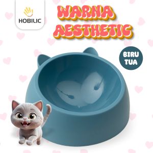 Hobilic Tempat Makan Mangkok Bowl Makan Kucing Lucu Anti Semut