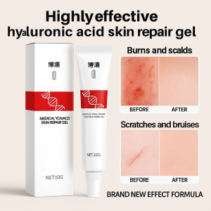 Highly effective hyaluronic acid skin repair gel