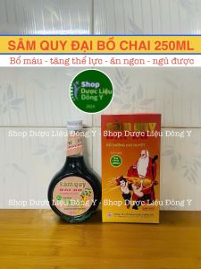 Sâm Qui Đại Bổ - Bồi Bổ Sức Khoẻ Chai Sành 250ml