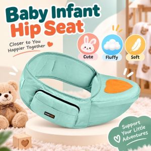 GENENIC with Pockets Baby Infant Hip Seat Adjustable Lightweight Toddler Waist Stool Seat Convenient Comfortable Newborn Baby Carrier Travel
