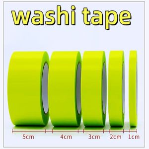 Weak Adhesive Washiashi Tape Green Masking Tape Brush Wall Art Paint Latex Paint Color Separation Paper Low Viscosity Low Adhesion Non-Tracking Hand Tear Non-Sticky Bottom Doesnt Hurt Walls Spray Paint Masking Masking Masking Masking Tape Weak Adhesive M