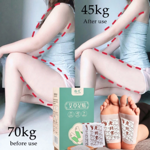 Foot Patch Detox 50pcs Wormwood Bamboo charcoal Foot Patch slimming Detox Lose weight Belly tightening Remove Toxins Foot Care