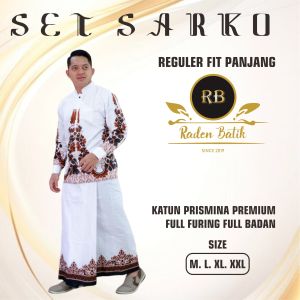 Raden Batik - Kemeja Batik Pria Formal Reguler Fit | Baju Koko Batik Muslim Casual Elegan