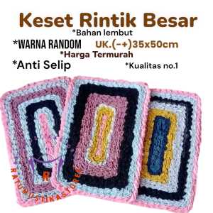 keset rintik JUMBO kotak tebal keset jambul keset kaki keset kamar mandi Anti Slip