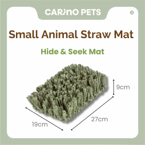 [24HR SHIP] HANDMADE GRASS STRAW MAT Rabbit Toys Pet Bed Rabbit Chinchilla Guinea Pig Mainan Arnab 兔子 天竺鼠 龙猫 宠物玩具 草垫 草丛