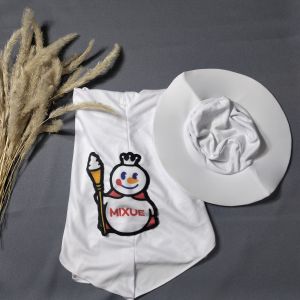 Jilbab Topi Lepas Gambar Mixue Hijab Anak Kerudung Instan