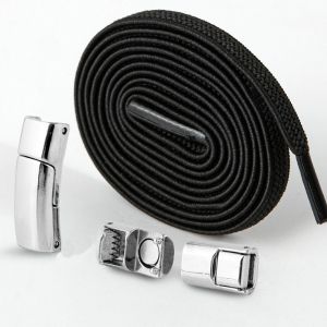 Gratis Semua - Tali Sepatu Magnetik Lock / Shoelace Sistem Elastis Tanpa Ikat
