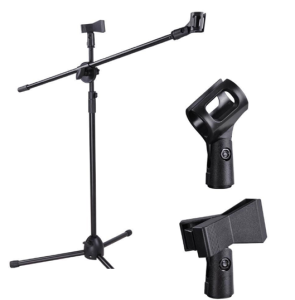 Microphone stand floor microphone stand professional stage K song wheat stand microphone stand anchor broadcast stand mobile phone stand wired wireless microphone stand