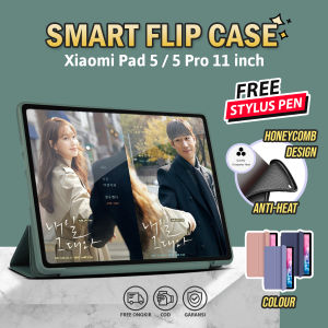 Smart Flipcase Xiaomi Pad 5 Pro 2021 Mi Pad 11 New Flip Cover Soft Case Softcase Casing Cover Tablet