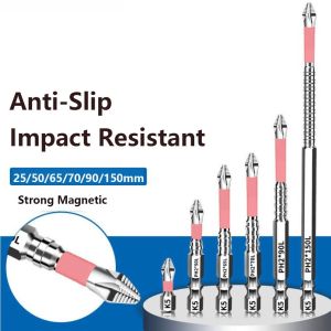 QIXING 6/10pcs High Torque ic Screwdriver Bit Anti-Slip Impact Resistant Ph2 Screwdriver Bit Multifunctional Cross Batch Head For Electric Screwdriver